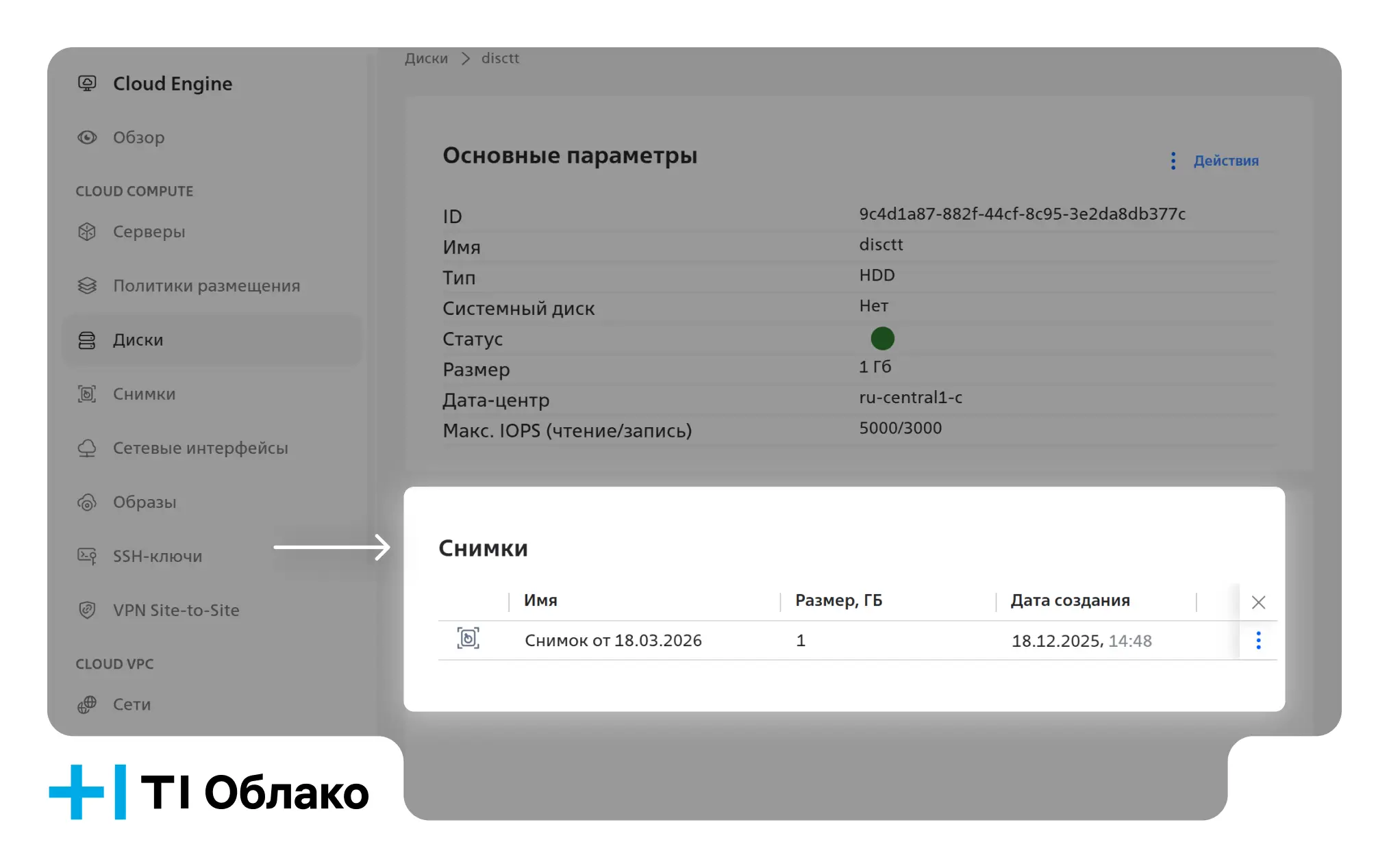 Т1 Облако